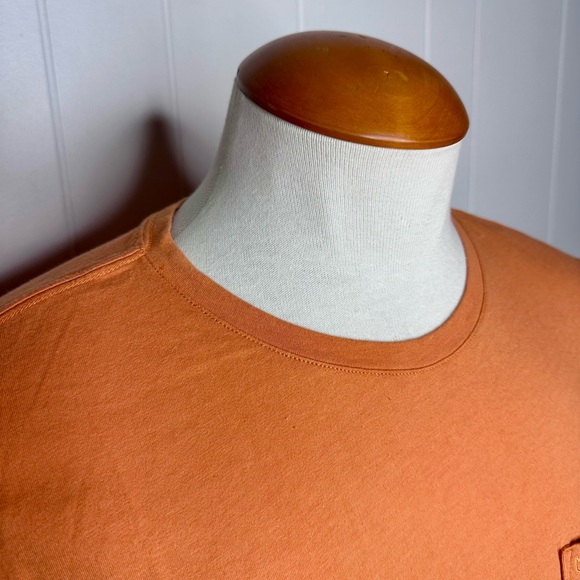 Fjallraven Mens Ovik T-Shirt - Orange - Picture 7 of 9